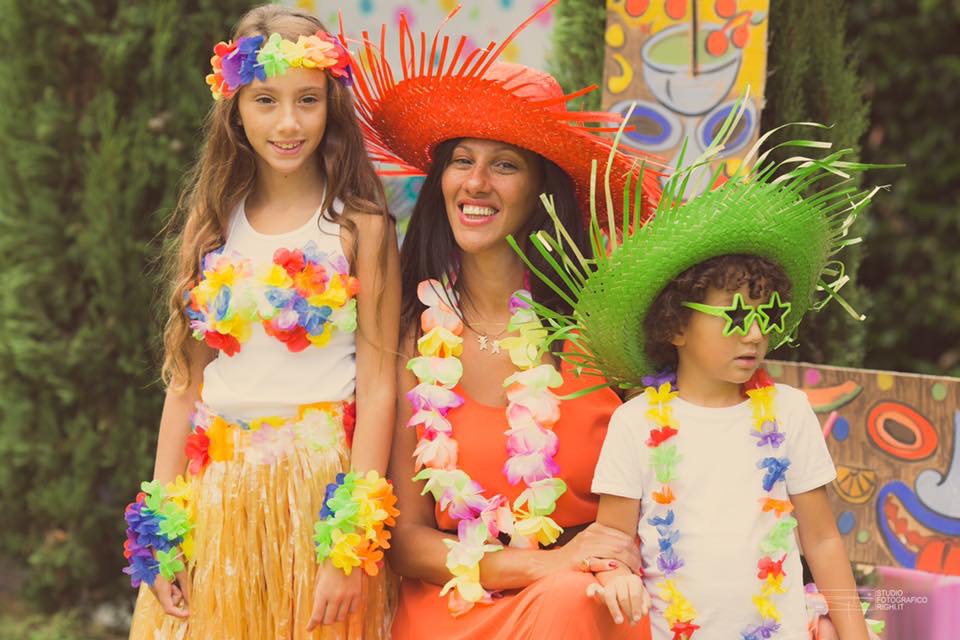 Festa per bambini in stile hawaiano