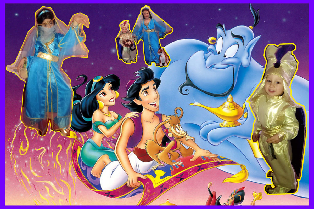 Costumi bambini Aladin e Jasmine