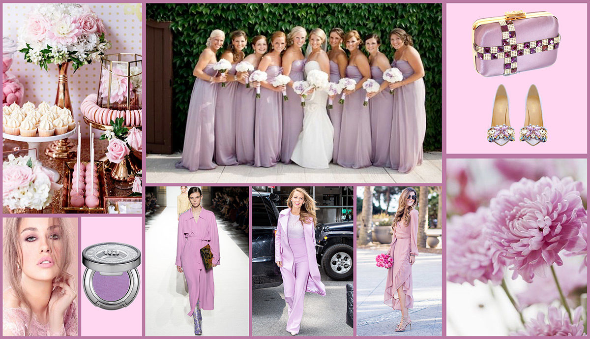 Pink Lavender total look, uno dei colori più adatti alle damigelle della sposa